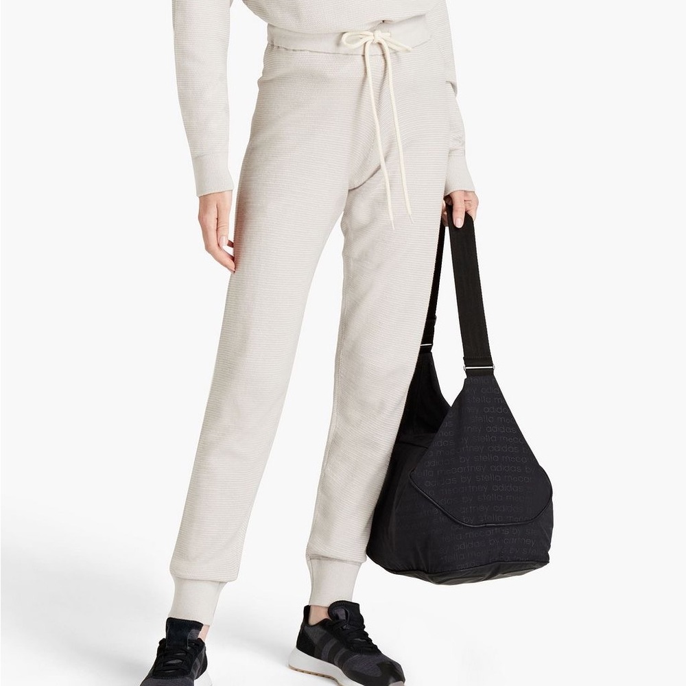 VARLEY Alice cotton-jacquard track pants